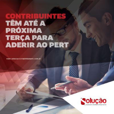 CONTRIBUINTES TM AT A PRXIMA TERA PARA ADERIR AO PERT